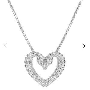 Swarovski Una Rhodium-Plated & Crystals Pendant
Necklace